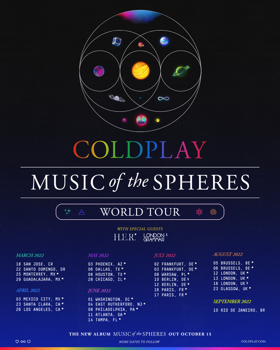 coldplay tour germany