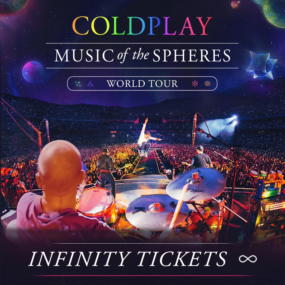 Infinity Tickets announced for Peru, Colombia and Chile Coldplay