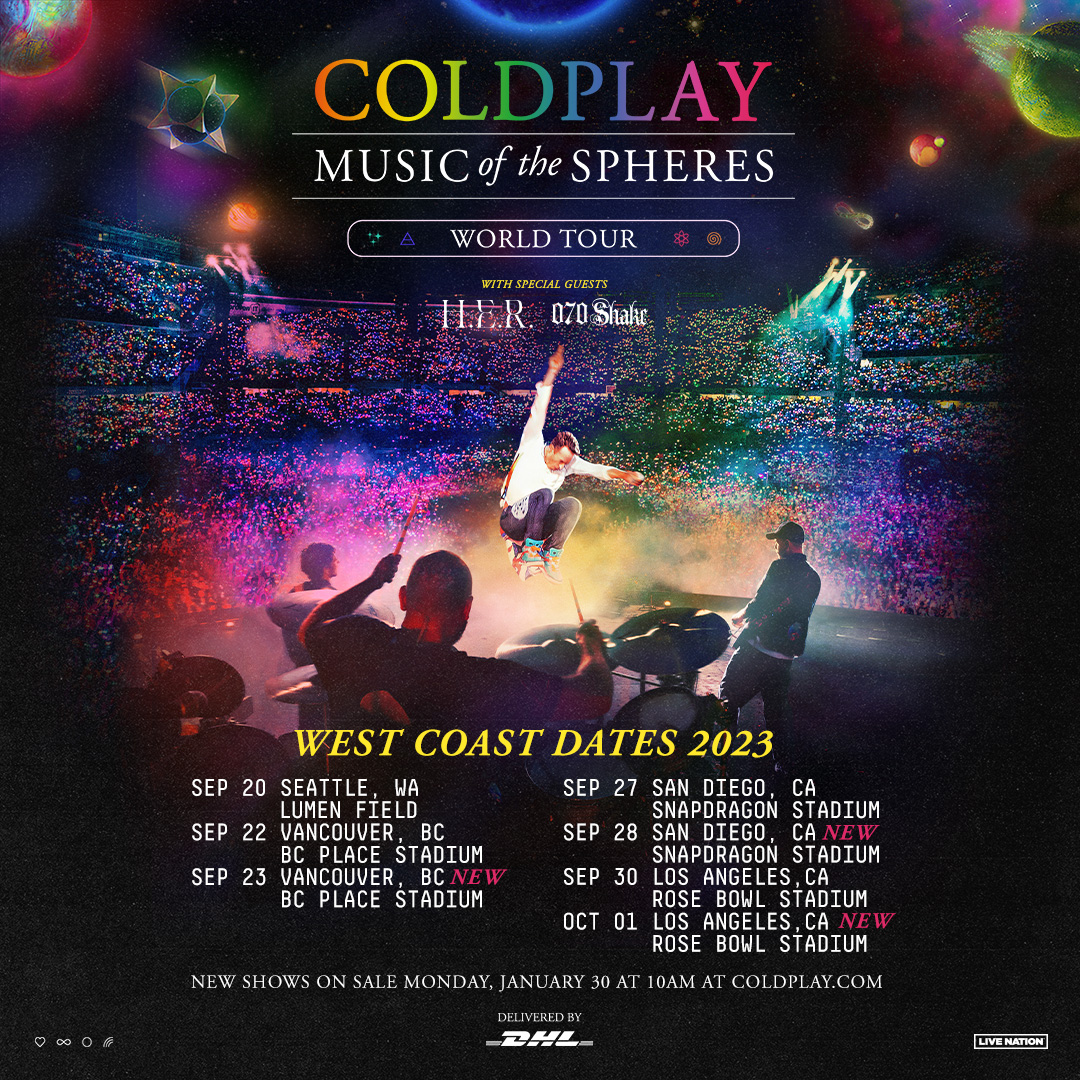 coldplay canada tour dates