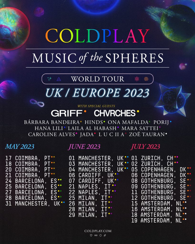 UK / EU supports and Infinity Tickets announced