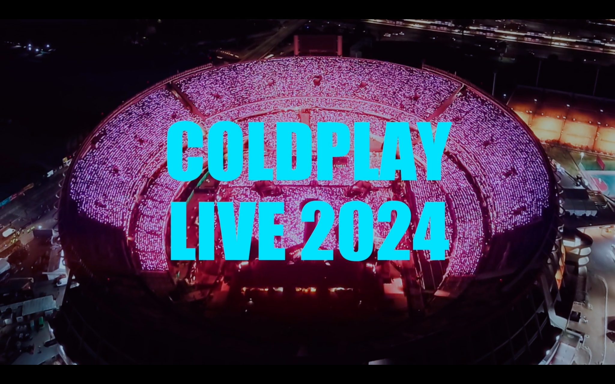 2024 European dates announced Coldplay