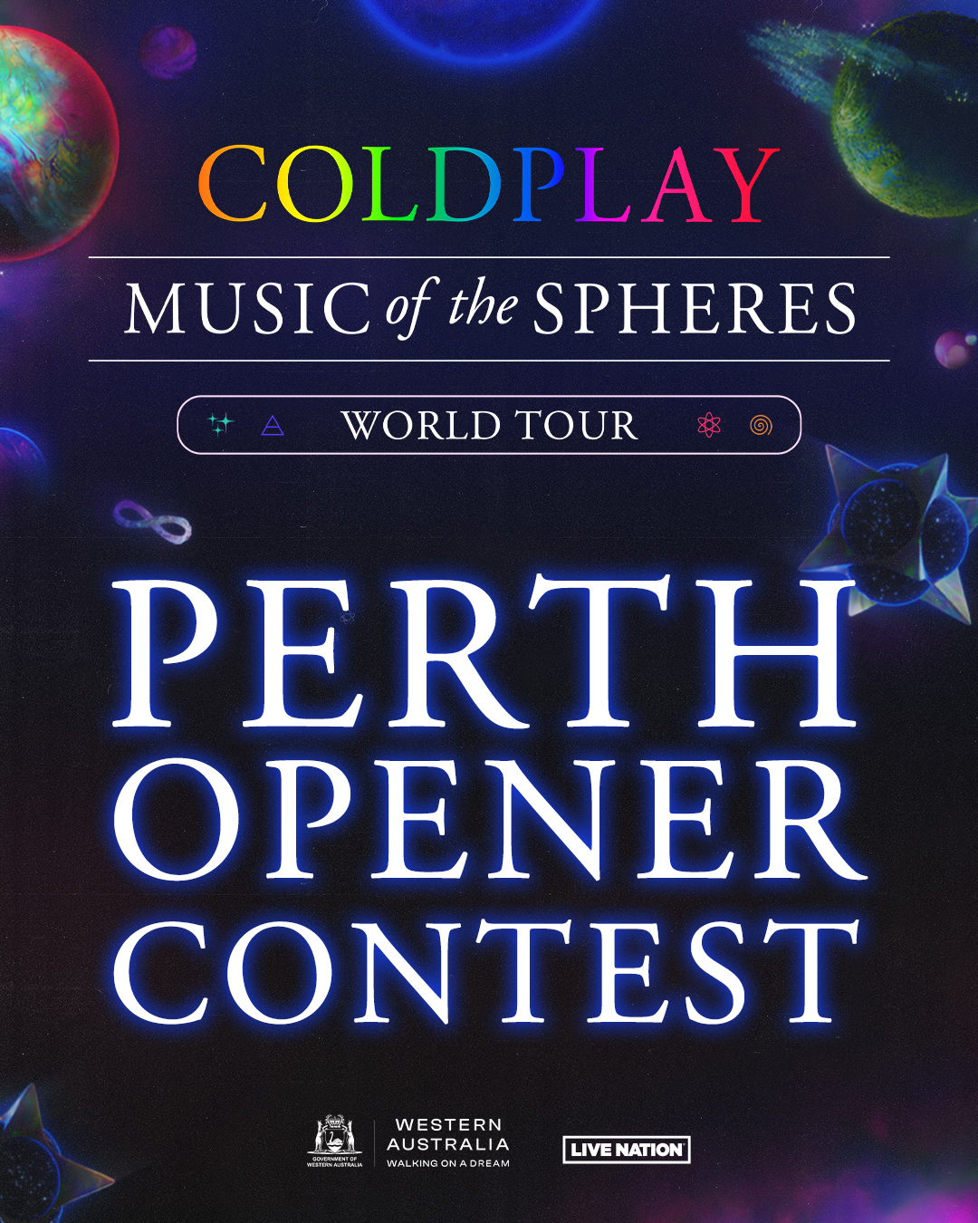 Perth Opener Contest Coldplay